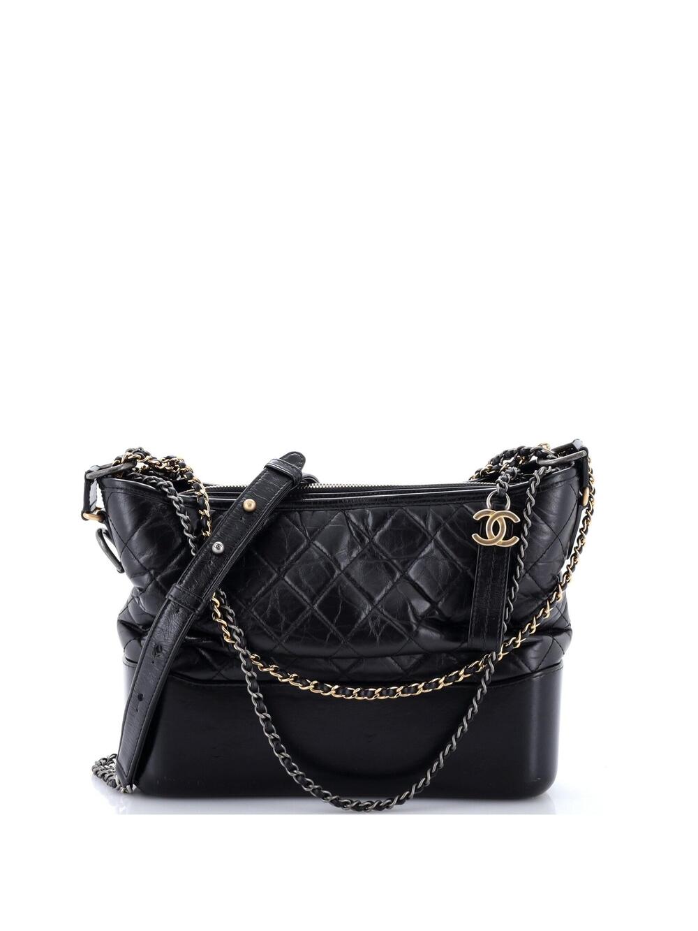 Chanel Gabrielle Hobo Quilted Aged #352350C28B